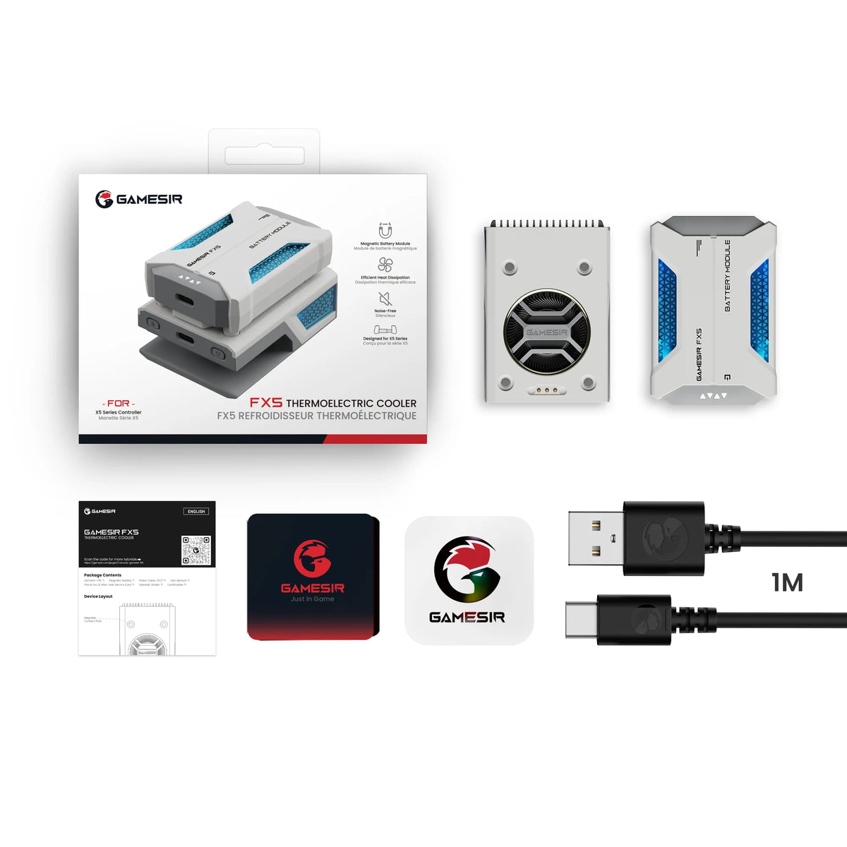 GameSir FX5 Cooler with 3 Cooling Modes for X5 Series Controllers
