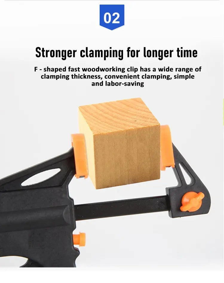 4-Inch Quick-Release Woodworking Bar Clamps (Set of 2 or 5)