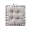 Modern Square Floor Cushion – Soft Cotton-Filled Seat Pad