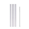Reusable Stainless Steel Drinking Straws with Cleaning Brush