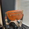 Leather Waist Bag with Adjustable Strap – Women's Crossbody Fanny Pack
