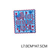 Embroidered Iron-On Patch with Cute Emblem Design