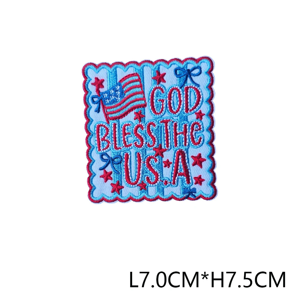 Embroidered Iron-On Patch with Cute Emblem Design