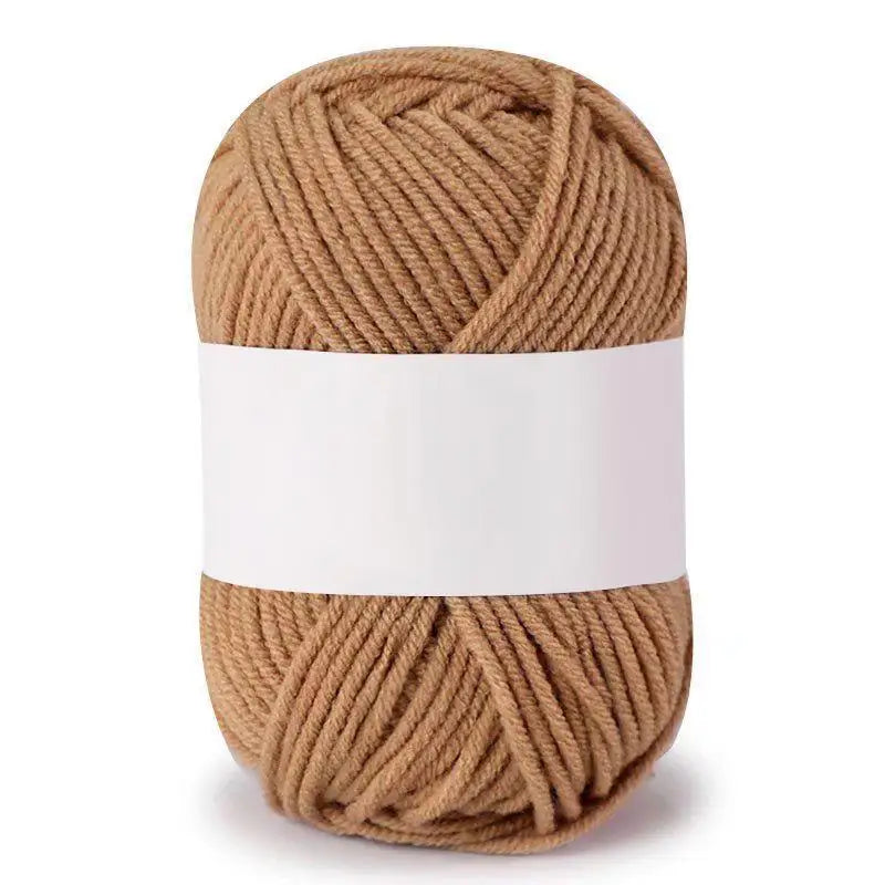 Soft Milk Cotton Knitting Yarn – Anti-Pilling 4ply Yarn for Crochet & Knitting