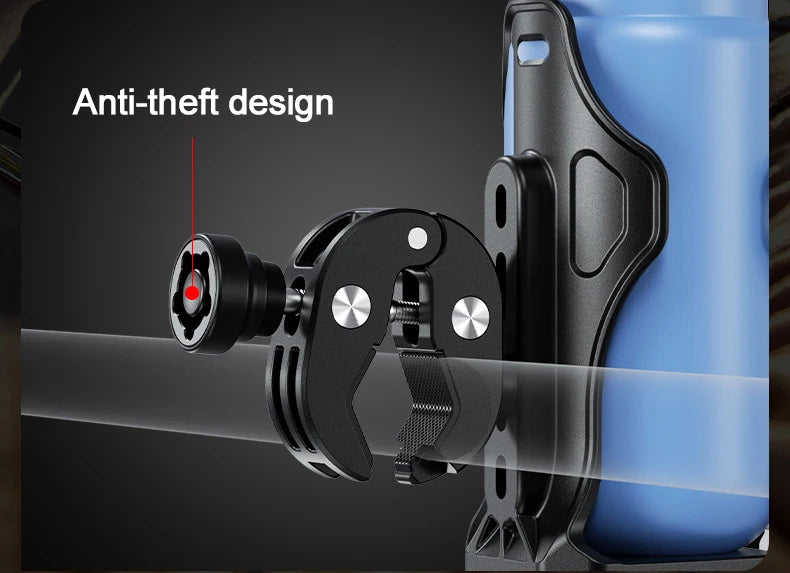 Universal Adjustable Motorcycle & Bike Water Bottle Holder