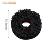 A black precision wheel hub rust removal kit with a 14.8mm diameter.