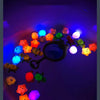 Glow-in-the-Dark Animal Bath Toy Set with Floating Net