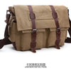Vintage Canvas Messenger Bag for Men – Retro Crossbody Shoulder Bag