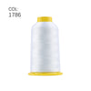 High-Tenacity Polyester Embroidery Thread (120D/2, 40wt) for Home & Industrial Machines