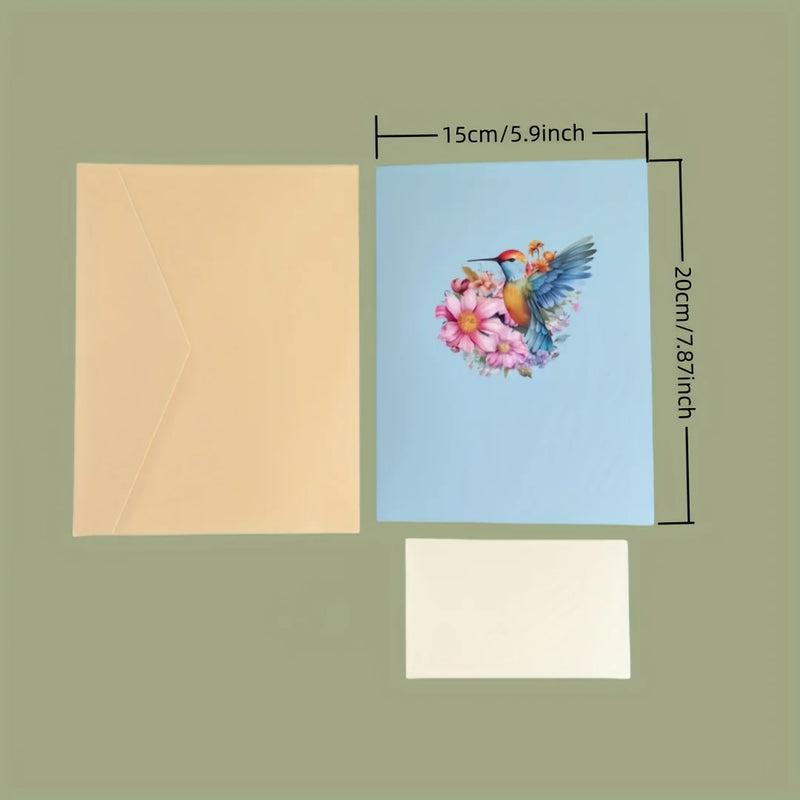 3D Pop-Up Flower Greeting Card