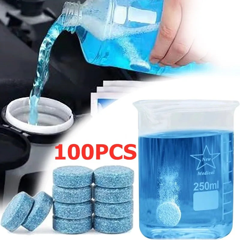 Car Windshield Cleaner Effervescent Tablets