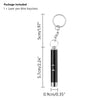 Pocket Laser Pointer & LED Flashlight Keychain