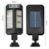 Luz de Seguridad LED con Sensor de Movimiento y Energía Solar