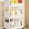 Rolling Storage Cart with Wheels – Multi-Purpose Kitchen, Bathroom & Office Organizer