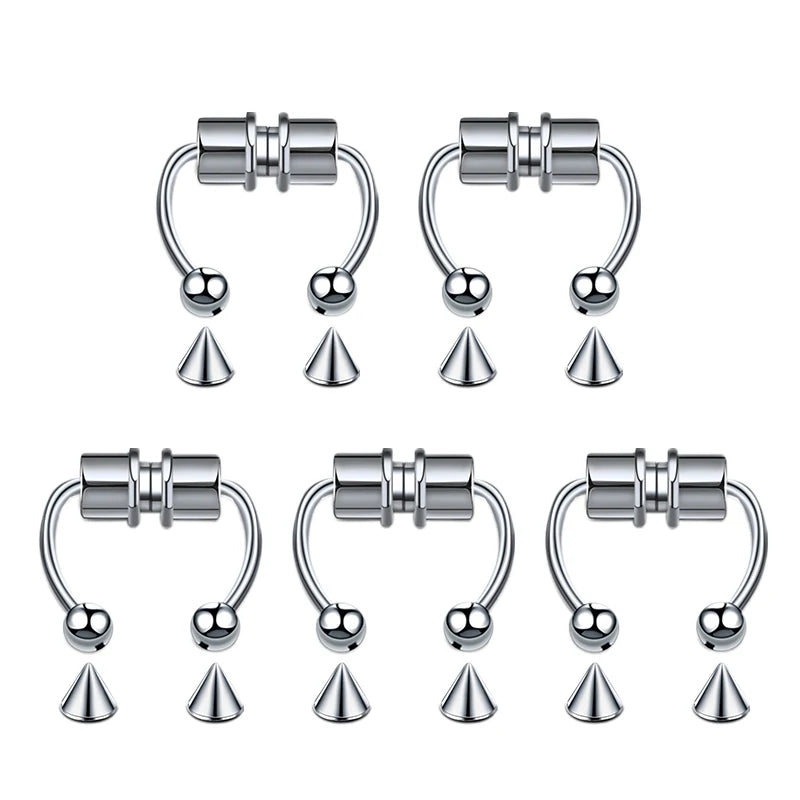 Aro de Septum Magnético sin Perforación