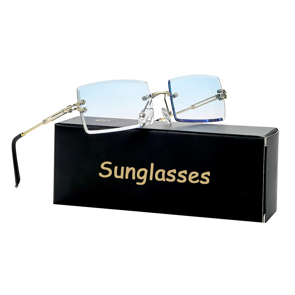 Vintage Metal Frame Sunglasses