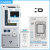 An FNRSI GC-03 multifunctional nuclear radiation detector with a display and battery compartment.
