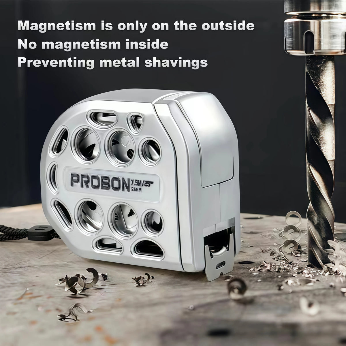 Durable Auto-Lock Tape Measure with Magnetic Base
