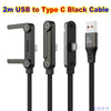 Flat USB-C Fast-Charging Cable with Foldable Phone Stand
