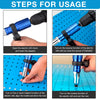 Adaptateur de rivetage pour perceuse électrique