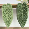 Leaf Design Ultra-Absorbent Quick-Dry Hand Towel with Hanging Loop