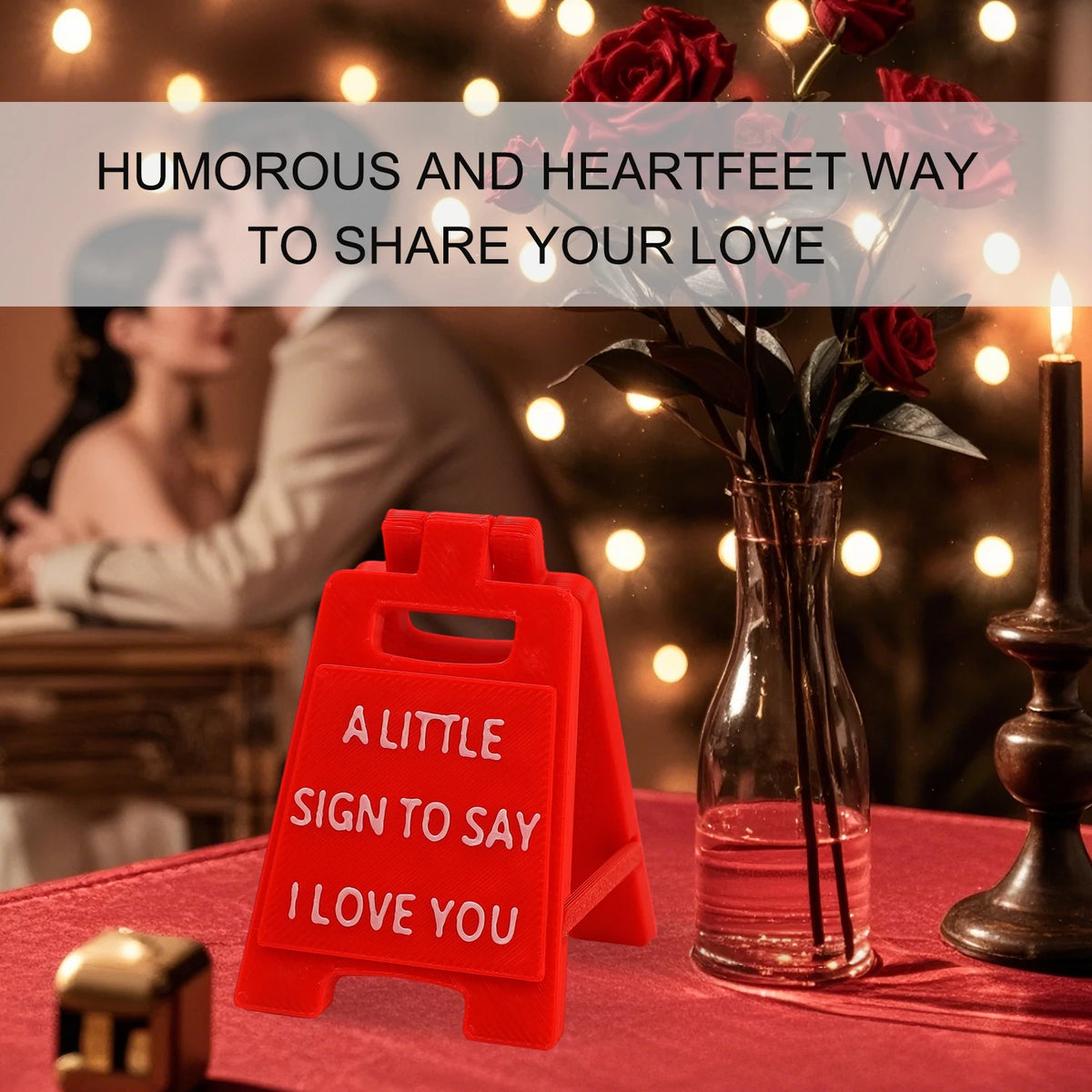 Mini Love Sign Desktop Decoration for Valentine's Day