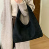 Retro Suede Shoulder Bag with Large Capacity