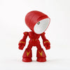 A red bendable robot night light with a translucent dome and glowing eye.
