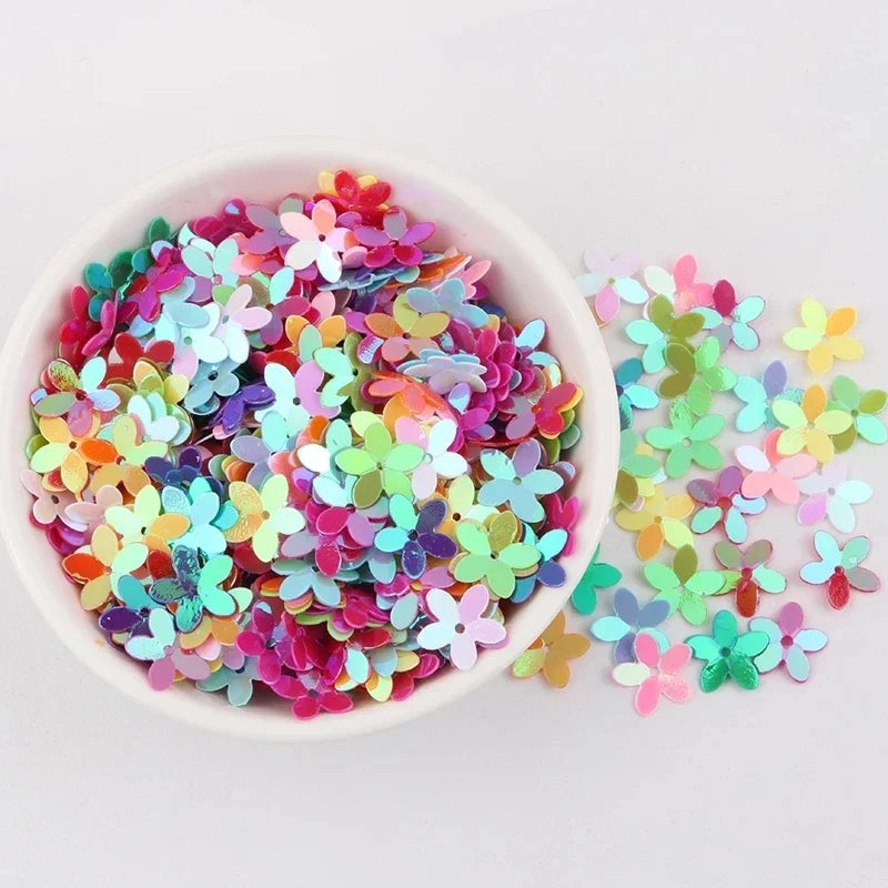 10mm Flower Sequin Craft Embellishments
