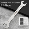 Ultra-Thin Dual-End Open Wrench for Tight Spaces