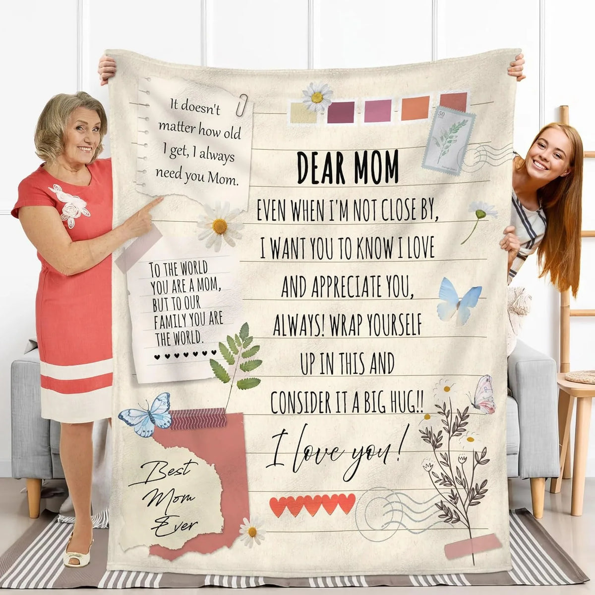 Soft Coral Fleece Throw Blanket – Lightweight & Cozy for All Seasons
