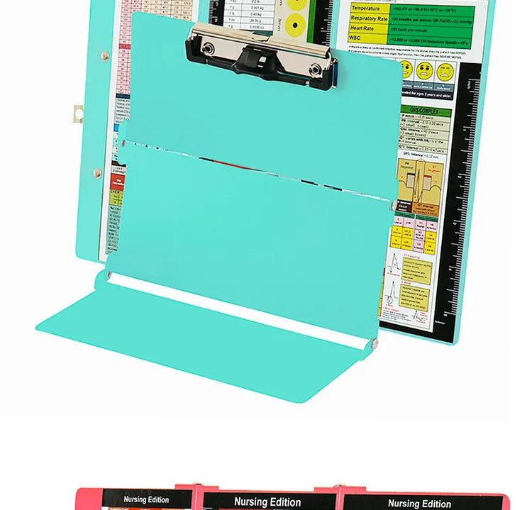 Foldable Aluminum Alloy Clipboard with Storage