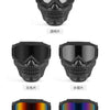Skull Design Motorcycle & Cycling Goggles with Protective Mask