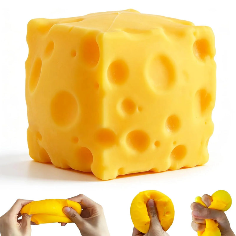Slow-Rising Cheese Block Squishy Toy