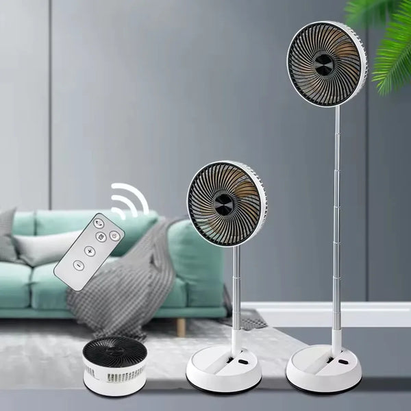 Portable Rechargeable Standing Fan with Remote Control