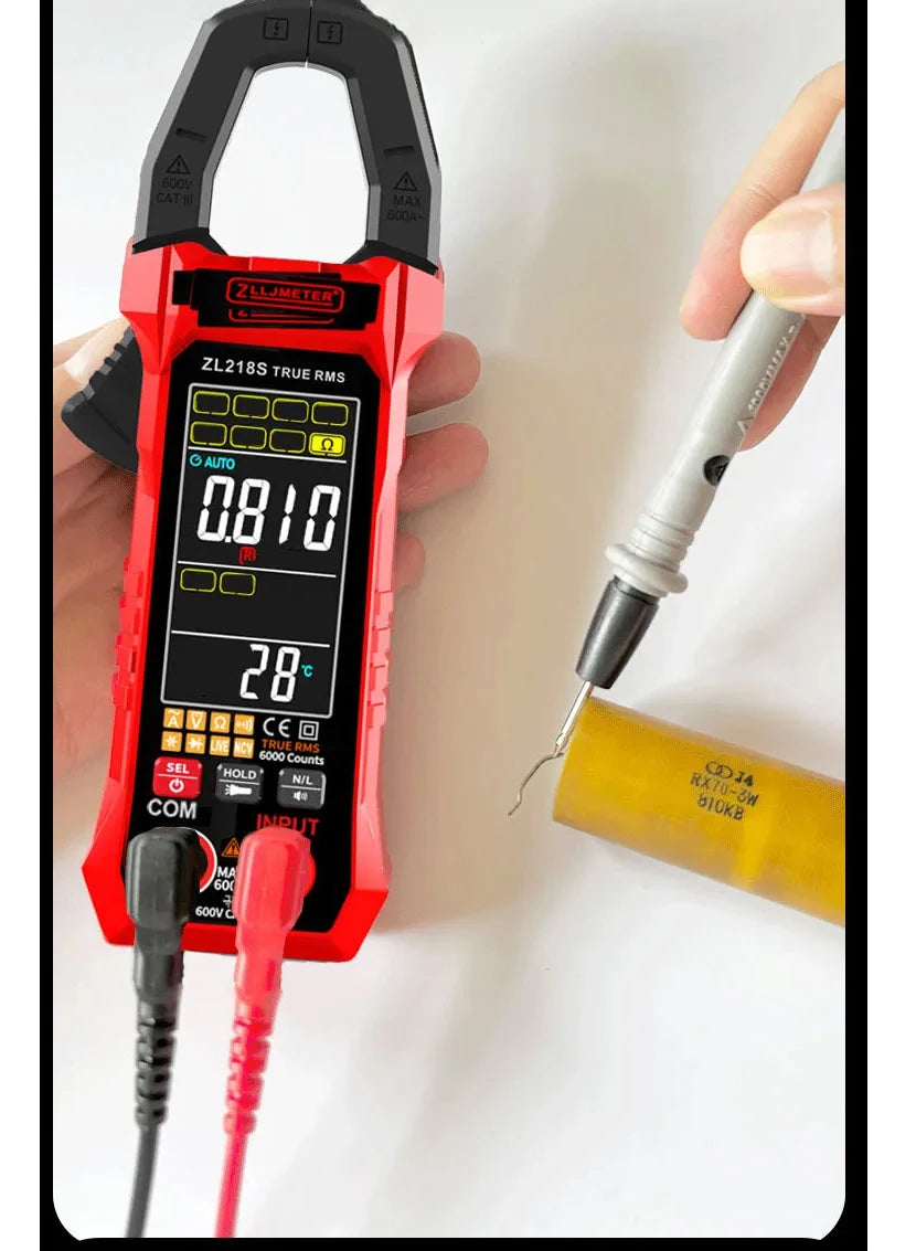 Professional Digital Clamp Meter with 600A AC/DC Range
