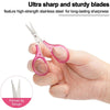Compact Precision Scissors with Protective Cap