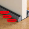 Joint en caoutchouc flexible sous un meuble blanc avec isolation sonore et anti-moustiques.