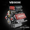 Motorized V8 Engine Building Block Model
