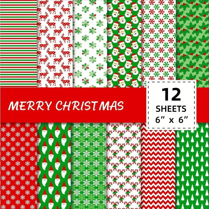 Weihnachtliches Geschenkpapier Set