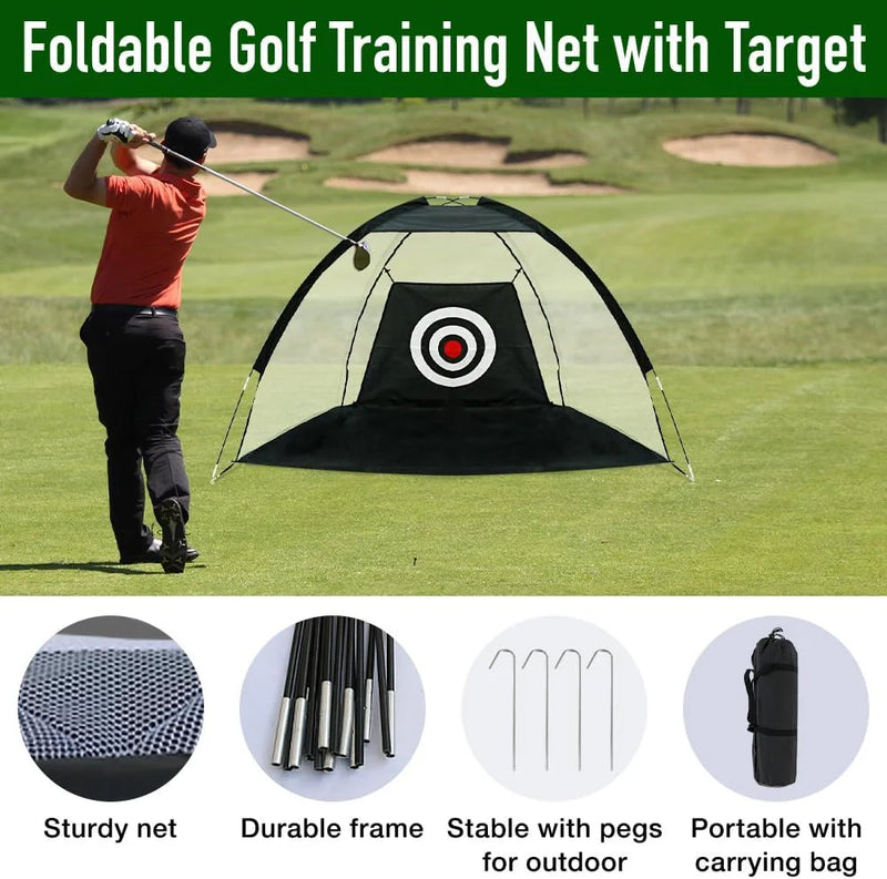 Golf Practice Net with Hitting Mat