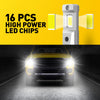 LED Headlight Bulbs with 6500K White Beam