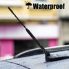 Compact Black Car Radio Antenna with Adapter Screws