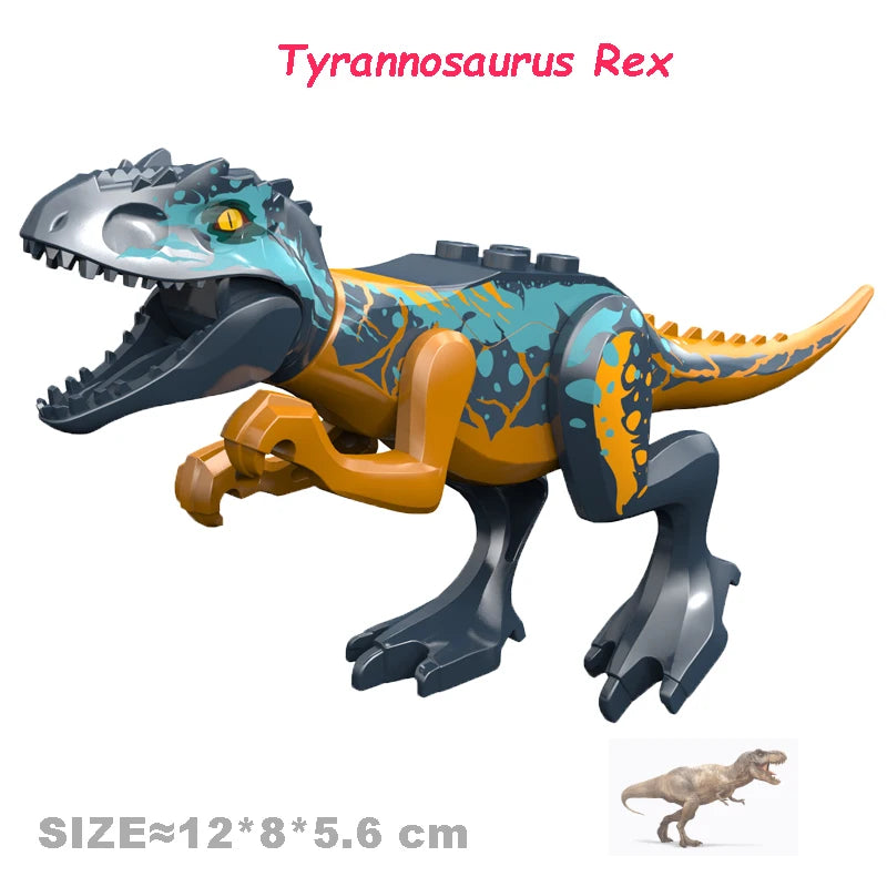 Jeu de Construction de Dinosaures Jurassiques
