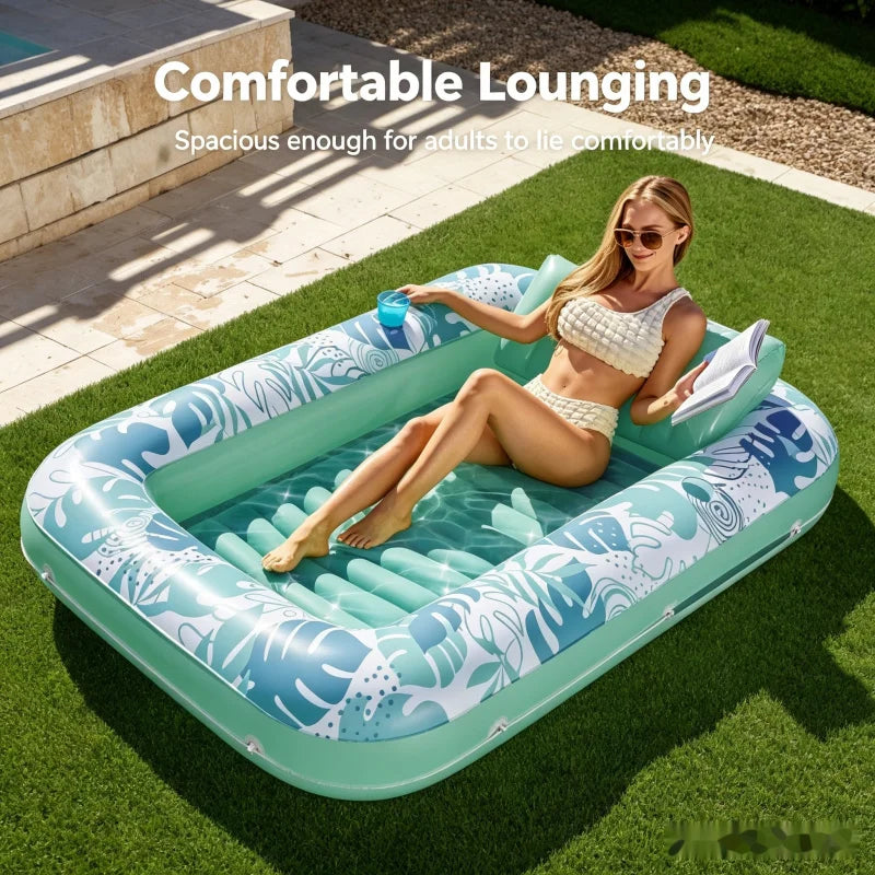 Inflatable Sun Tan Tub Lounge Float
