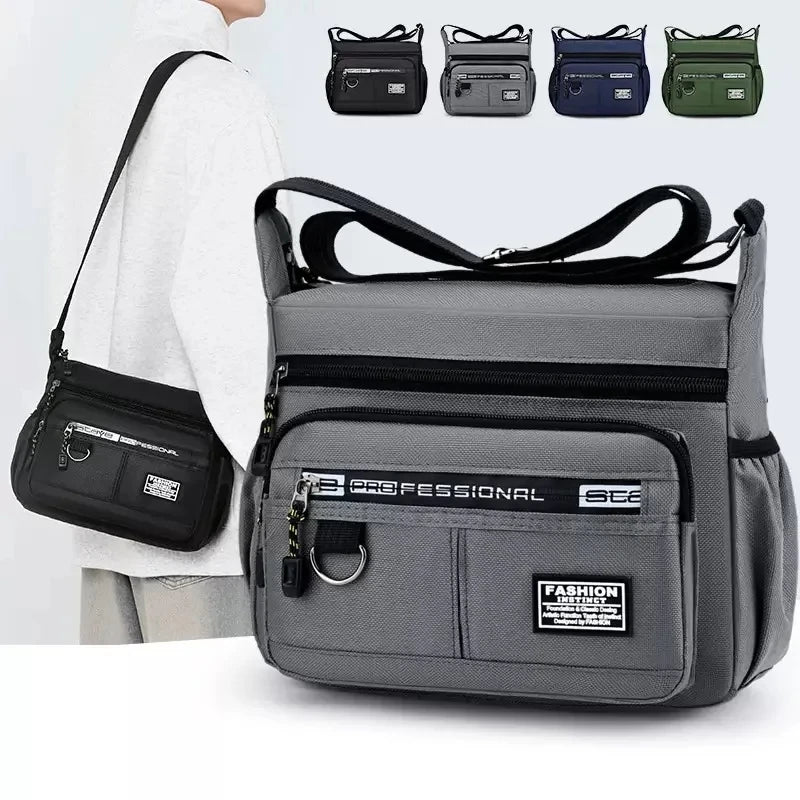 Men's Water-Resistant Crossbody Sling Bag for Work & Daily Commute
