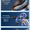 Solar-Powered Rotating Helicopter Car Air Freshener & Decorative Aromatherapy Diffuser