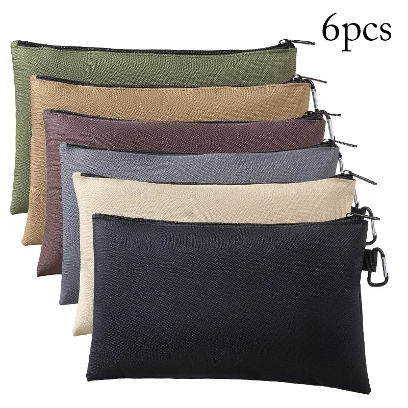 Portable Tool & Organizer Roll-Up Storage Bag with Secure Zipper