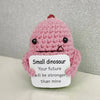 Handmade Crochet Dumpster Fire Doll – Funny Emotional Support Decor