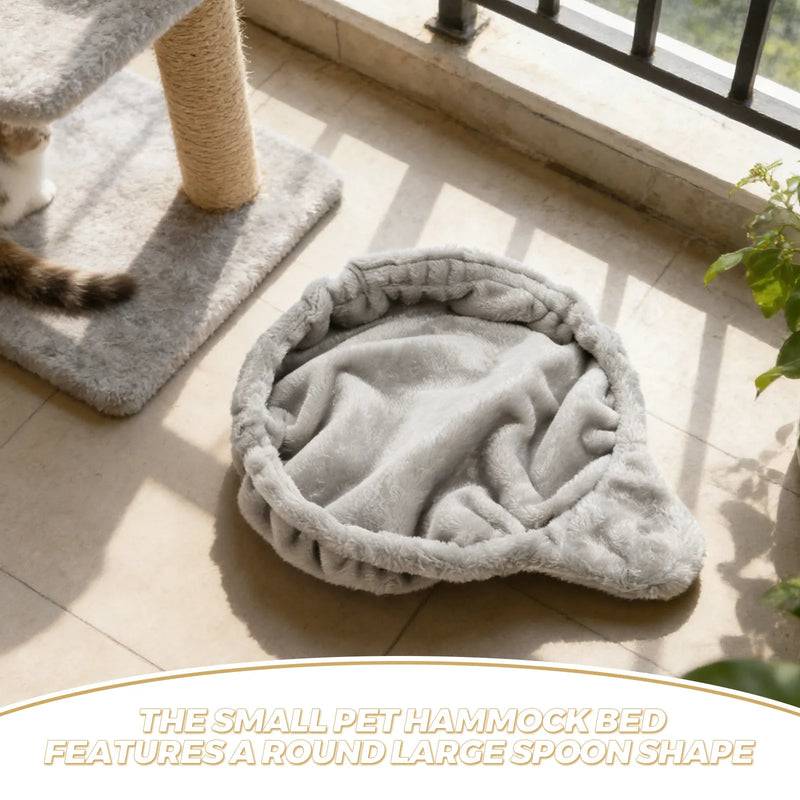 Plush Hanging Cat Hammock Bed